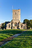 Village parish church of All Saints, West Lavington, Wiltshire, England, UK