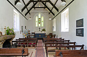 Kapelle der Kirche Saint Raphael, Huccaby, Hexworthy, Dartmoor Nationalpark, Devon, England, Großbritannien