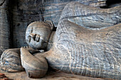 Reclining Buddha, Gal Viharaya, UNESCO World Heritage Site, the ancient city of Polonnaruwa, Sri Lanka