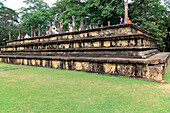 Council Chamber, Citadel, UNESCO World Heritage Site, the ancient city of Polonnaruwa, Sri Lanka, Asia
