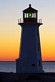  North America, Canada, Nova Scotia, lighthouse, Peggy&#39;s Cove 