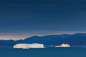  Icebergs, Uummannaqfjord, North Greenland, Greenland 