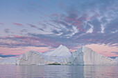  Iceberg in the Kangia Icefjord, UNESCO World Heritage Site, Disko Bay, West Greenland, Greenland 