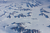 Kong Christian IX Land, Berge unterm Inlandeis, Ostgroenland, Grönland