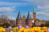 Holstentor, Hansestadt Lübeck, Schleswig-Holstein, Deutschland