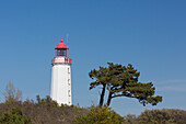 Leuchtturm Dornbusch, Hiddensee, Nationalpark Vorpommersche Boddenlandschaft, Mecklenburg-Vorpommern, Deutschland