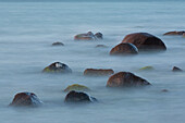  Stones on the coast, Ruegen Island, Mecklenburg-Western Pomerania, Germany 