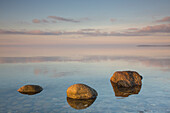  Stones on the coast, Ruegen Island, Mecklenburg-Western Pomerania, Germany 