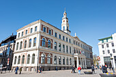 Rigaer Rathaus, Rathausplatz, Riga, Lettland