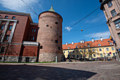  Powder Tower from 1330, part of the former fortress, Riga, Latvia 