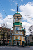 Orthodoxe Kirche der Verkündigung, steht in der Moskauer Vorstadt, Riga, Lettland