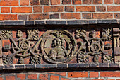 Old Town Hall, details, decorations, brick Gothic Hanover, Lower Saxony, Germany 