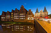  Salt storage, Hanseatic City of Luebeck, Schleswig-Holstein, Germany 