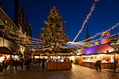 Weihnachtsmarkt, Hansestadt Lübeck, UNESCO Weltkulturerbe, Schleswig-Holstein, Deutschland