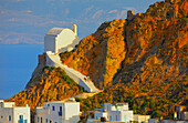 View of Chora village, Chora, Serifos Island, Cyclades Islands, Greece\n