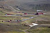 Geothermalkraftwerk Krafla liegt am Zentralvulkan Krafla bei Myvatn, Island