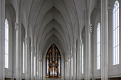 Hallgrimskirche, Blick auf die Orgel, Reykjavik, Island