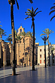 Sixteenth century Cathedral church in city of Almeria, Spain