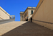 Flight of steps in City Gate redevelopment designed by Renzo Piano, Valletta, Malta