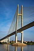  Bridge over the Mekong River, near Tan Chau (Tân Châu), An Giang, Vietnam, Asia 