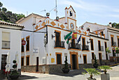 Town hall Ayuntamiento, Plaza de la Constitucion, Montejaque, Serrania de Ronda, Malaga province, Spain