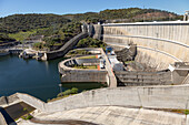 Barragem do Alqueva, Rio Guadiana, Alqueva-Staudamm, Wasserkraftwerk, Moura, Portugal