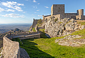 Historische Burg mittelalterliches Dorf Marvão, Portalegre Bezirk, Alto Alentejo, Portugal, Südeuropa