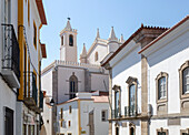 Kirche des Heiligen Franziskus, Igreja de São Francisco, im gotischen Stil, Stadt Evora, Alto Alentejo, Portugal, Südeuropa