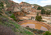 Old gold mine buildings, Rodalquilar, Cabo de Gata natural park, Almeria, Spain