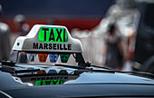  Taxi in Marseille, France 