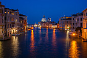  Grand Canal at night, Venice, Veneto, Italy 