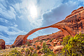 Landscape Arch, Arches National Park, Moab, Utah, USA, United States 
