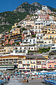  Positano, Amalfi Coast, Salerno, Campania, Southern Italy, Italy, Europe, Mediterranean 