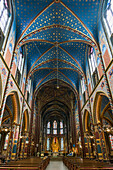  Interior view, Marienbasilika, Basilica of St. Mary, place of pilgrimage, Kevelaer, Lower Rhine, North Rhine-Westphalia, Germany 