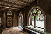  Cloister, St. Mary&#39;s Basilica, Basilica of St. Mary, place of pilgrimage, Kevelaer, Lower Rhine, North Rhine-Westphalia, Germany 