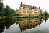 Wasserschloss, Schloss Dyck, Jüchen, Niederrhein, Nordrhein-Westfalen, Deutschland