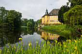 Wasserschloss, Schloss Dyck, Jüchen, Niederrhein, Nordrhein-Westfalen, Deutschland