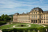 Würzburger Residenz, UNESCO-Weltkulturerbe, Würzburg, Unterfranken, Franken, Bayern, Deutschland