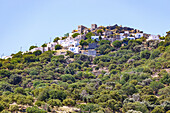 Bergdorf Emborió (Emporios, Emporio) auf der Insel Nissyros (Nisyros, Nissiros, Nisiros) in Griechenland
