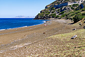  Liés Beach near Páli on the island of Nissyros (Nisyros, Nissiros, Nisiros) in Greece 