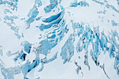  Structure of a glacier in Raudfjorden, Spitsbergen, Svalbard, Norway, Arctic 