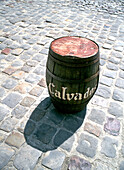  Barrel with the inscription Calvcados 