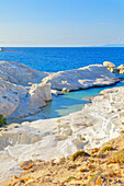  Strand von Sarakiniko, Sarakiniko, Insel Milos, Griechenland 