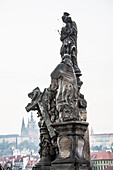 Statue in der Altstadt von Prag, Tschechien