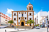  Ronda, old post office, in the center, largest of the white villages, in the province of Malaga, Spain 