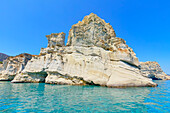  Felsformationen von Kleftiko, Kleftiko, Insel Milos, Kykladen, Griechenland 