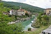  Canal on the Soca River, Western Julian Alps, Slovenia 