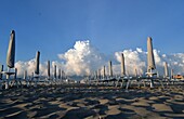  on the beach of Sottomarina near Chioggia, Adriatic Sea, Veneto, Northern Italy 