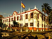 Militärkommandantur Commandancia General an der Plaza de Àfrica, Ceuta, nordafrikanische Küste, Spanien