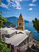 Amalfiküste bei Amalfi, Amalfi, Amalfiküste, Kampanien, Süditalien, Italien, Europa, Mittelmeer